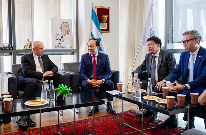 Chủ tịch HĐND thành phố Hà Nội Nguyễn Ngọc Tuấn thăm và làm việc tại Israel